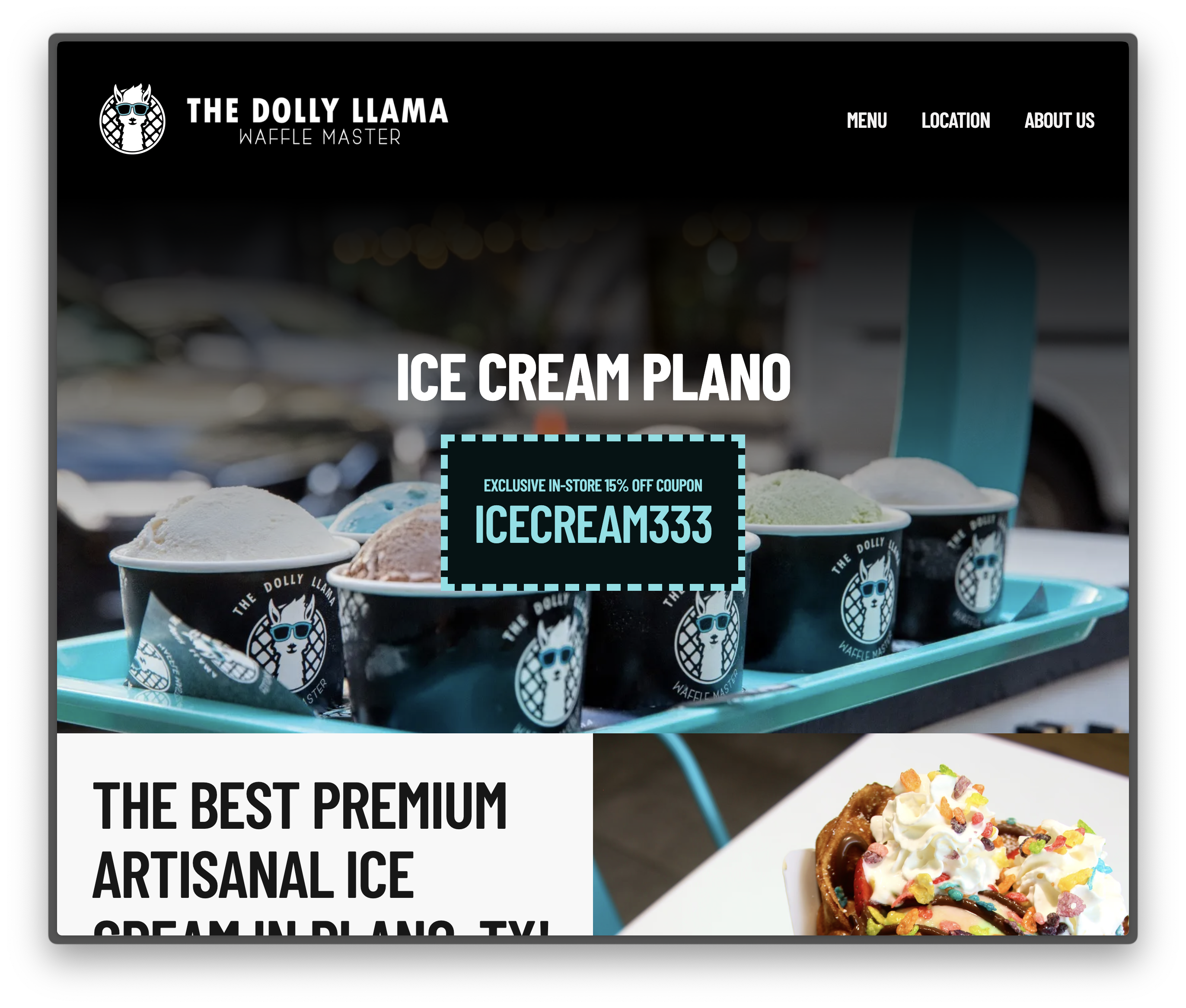 Ice cream franchise inclusive design